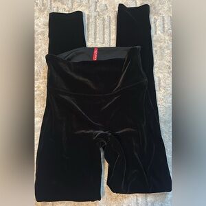 SPANX Black Velvet Leggings